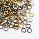 Mixed Color Close but Unsoldered Brass Jump Rings X-JRC5MM-M-1