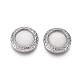 304 Stainless Steel Cabochons Settings STAS-G214-06P-1
