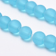 Chapelets de perles en verre transparente   GLAA-Q064-07-4mm-3