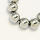 Chapelets de perles en hématite synthétique sans magnétiques G-S096-12mm-3-1