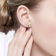 SHEGRACE 925 Sterling Silver Huggie Hoop Earrings JE894A-3