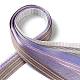 18 ヤード 6 スタイルのポリエステル リボン  DIY手作りクラフト用  髪のちょう結びとギフトの装飾  紫のカラーパレット  プラム  3/8~1/2インチ（9~12mm）  約3ヤード/スタイル SRIB-Q022-B02-3