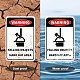 Panneaux d'avertissement en aluminium protégés contre les UV et étanches AJEW-WH0111-H06-5