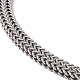 304 Stainless Steel Snake Chain Necklace with Lobster Claw Clasps for Men Women STAS-K249-03C-P-2