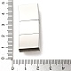 304ステンレススチール製マグネットクラスプ  長方形  ステンレス鋼色  42.5x16.5x8mm FIND-C044-02-3