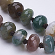 Natural Indian Agate Beaded Multi-use Necklaces/Wrap Bracelets NJEW-K095-A10-3