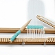 木製の尖った編み針  編み物用  淡い茶色  165mm SENE-PW0003-092B-2