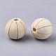 Natural Wood Beads WOOD-S053-44-2