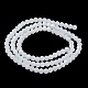 Chapelets de perles en verre imitation jade EGLA-A034-J3mm-MB05-4