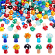 80шт 10 цвета бусины лэмпворк ручной работы LAMP-ME0001-06-1