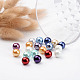 Umweltfreundliche runde Perlen aus gefärbtem Glasperlen X-HY-A002-10mm-M-3