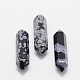 Perles d'obsidienne flocon de neige naturelle à facettes G-K013-30mm-01-1