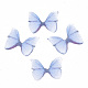 Decorazione artigianale con ali in tessuto di poliestere bicolore FIND-S322-012A-02-1