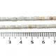 Brins de perles d'amazonite de fleurs naturelles G-B064-A21-5