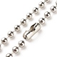 304 Kugelketten-Halskette aus Edelstahl für Damen NJEW-JN03892-01-4