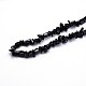 Natural Obsidian Beads Strands G-O049-C-35-3