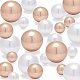 Cuentas de perlas de imitación de plástico ABS de alto brillo OACR-GA0001-01A-1