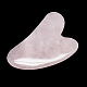 Tablas de gua sha de cuarzo rosa natural G-S336-57B-2