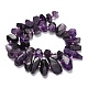 Natürlichen Amethyst absolvierte Perlen Stränge&nbsp;G-L642-D02-01-3