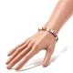 Handgefertigtes Polymer-Ton-Heishi-Perlen-Stretch-Armband BJEW-JB07372-03-3
