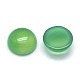 Natürliche grüne Onyx-Achat-Cabochons G-P393-R04-14mm-2