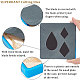 SUPERDANT Leather Cutting Die Layered Earring Wooden Dies Water Drop Diamond Shape Cutting Machine Leather Jewelry Die Cutter Machine with Plastic Protective Box and EVA Foam for DIY Craft DIY-SD0001-68G-3