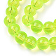 Chapelets de perles en verre peint DGLA-Q023-8mm-DB20-3