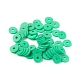 Perles d'argile polymère faites à la main rondes plates CLAY-R067-8.0mm-06-4