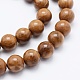 Brins de perles de bois naturel non teint G-E469-04A-10mm-3