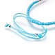 Fabbricazione di braccialetti di perline intrecciati con corde di nylon BJEW-F360-FP17-3