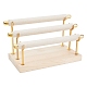 Porta organizer per anelli staccabile in legno a 3 livello RDIS-WH0009-009-7