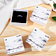 SUPERFINDINGS 16pcs Ink Painting Square Cardboard Jewellery Gift Boxes for Necklaces Bracelets Earrings Rings Womens Presents with Sponge Pad Inside 3x3x1.4inch CBOX-BC0001-39A-7