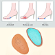 GORGECRAFT 3 Pairs Genuine Leather Metatarsal Pads Shoe Insoles Provide Soft Cushioning Reusable Foot Cushions Forefoot Pads Relief Pain High Heel Inserts Non-Sliding Shoe Pads for Women Men AJEW-GF0005-49-4