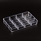 Cuboid Clear Plastic Storage Containers CON-I004-15-1