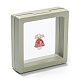 Square Transparent PE Thin Film Suspension Jewelry Display Box CON-D009-01B-02-1