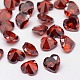 Mixed Grade A Heart Cubic Zirconia Pointed Back Cabochons X-ZIRC-M005-6mm-2