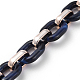 Акриловые кабельные цепи ручной работы AJEW-JB00517-07-2