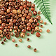 300Pcs 3 Style Wooden Beads WOOD-PJ0001-04-5