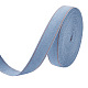 ステッチデニムリボン  服飾材料  DIYクラフトヘアクリップアクセサリーと縫製装飾用  コーンフラワーブルー  2.5cm  10 M /袋 OCOR-TAC0009-04C-01-2