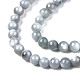 Eau douce naturelle de coquillage perles brins BSHE-T009A-01K-3