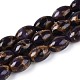 Нити бусин из окрашенных синтетических драгоценных камней G-T144-38B-4