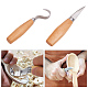 Stainless Steel Woodcarving Cutter PH-TOOL-WH0045-02-4