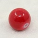 Mixed Color Baking Painted Glass Round Beads DGLA-X0001-3