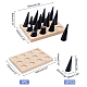 PandaHall Finger Ring Display with 12-Cone RDIS-WH0010-01-5