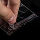 セロハンのOPP袋  小さなジュエリー収納袋  粘着シールバッグ  長方形  透明  12x7cm  一方的な厚さ：0.035mm  インナー対策：9.5x7のCM X-OPC-R012-02-7