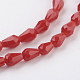 Imitation Jade Glass Beads Strands GLAA-A036-A01-3