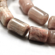 Natural Sunstone Column Beads Strands G-E247-06-11x8mm-2