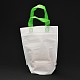 Bolsas de garabatos ambientales diy no tejidas rectangulares DIY-B030-01-5