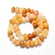Topaze naturelle de jade brins pépites de pierres précieuses perles G-J337-30-2