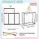 Boîte cadeau en plastique transparent pour animaux de compagnie&nbsp;LS-AJEW-WH0166-06A-01-2